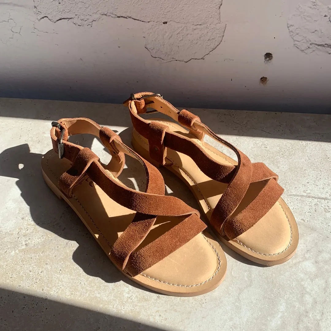 IvyLee Laura Cognac Suede - LAST PAIR size 38