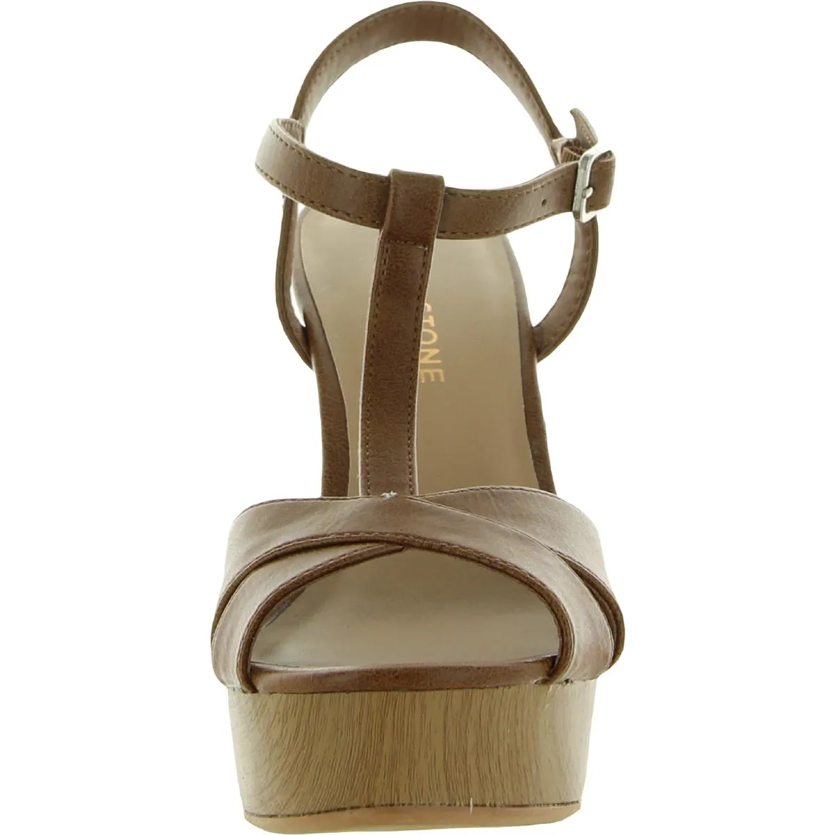 Jamie Womens Woven Ankle Strap Platform Sandals