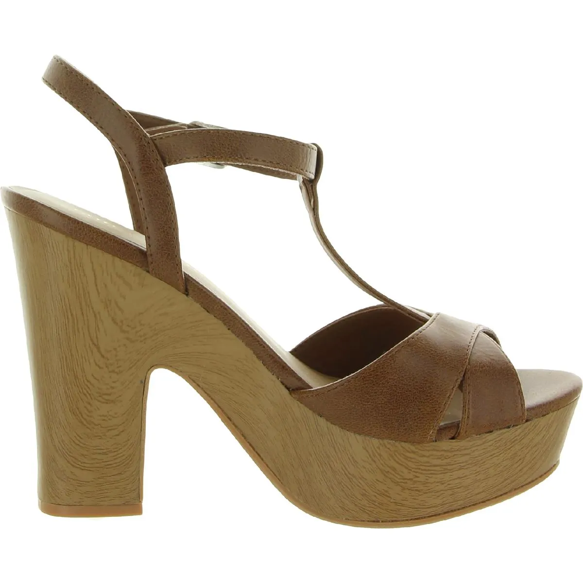 Jamie Womens Woven Ankle Strap Platform Sandals