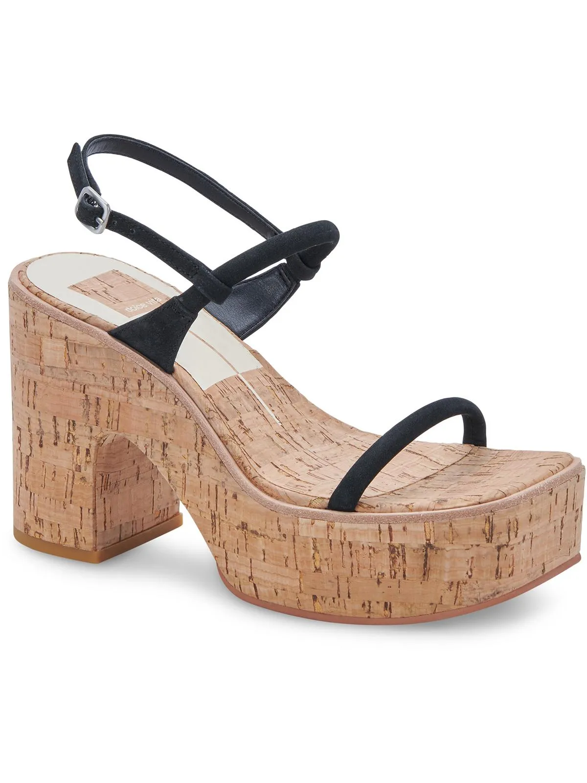 Jodie Womens Square Toe Block Heel