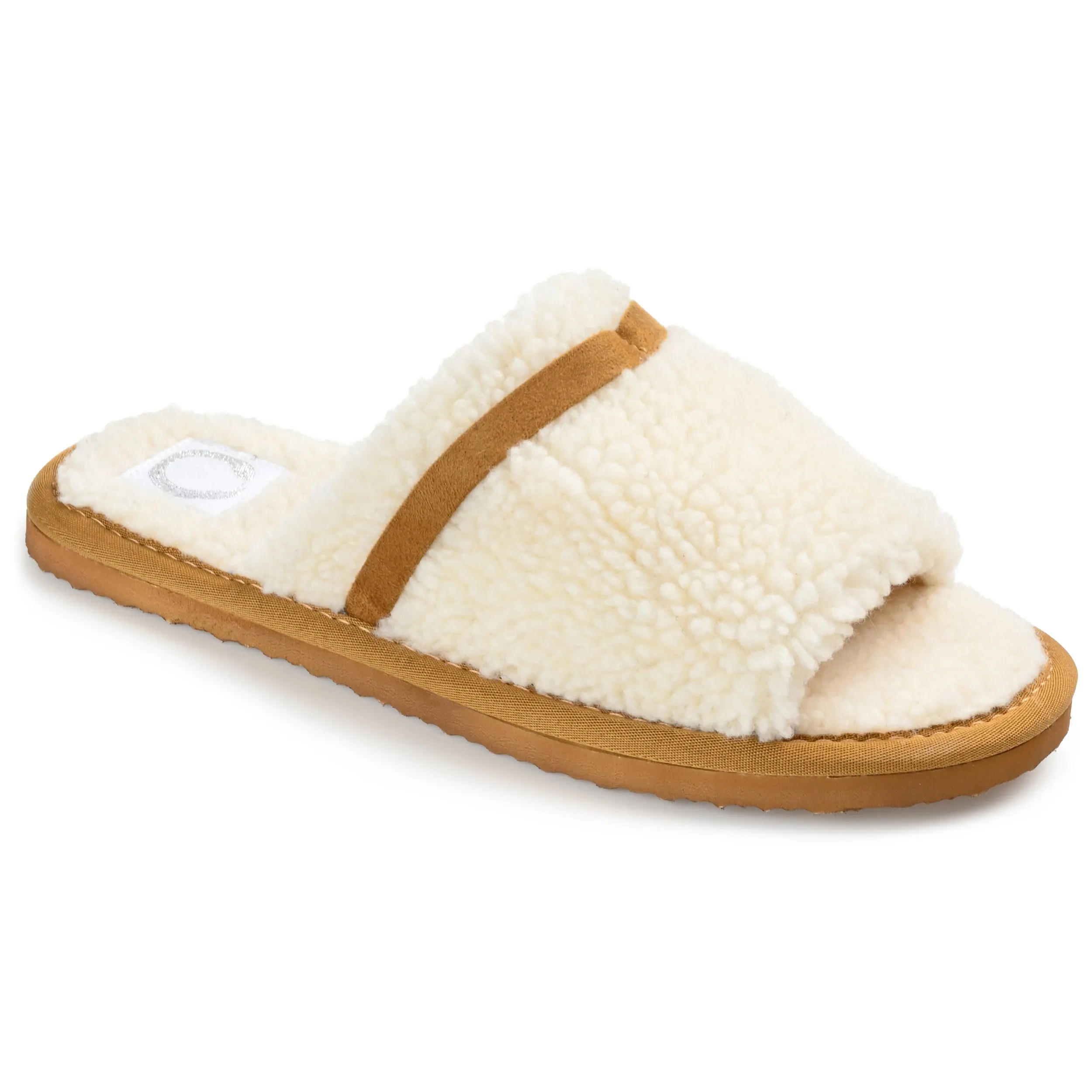 Journee Collection Womens Caterina Tru Comfort Foam Slip On Slide Open Toe Slippers