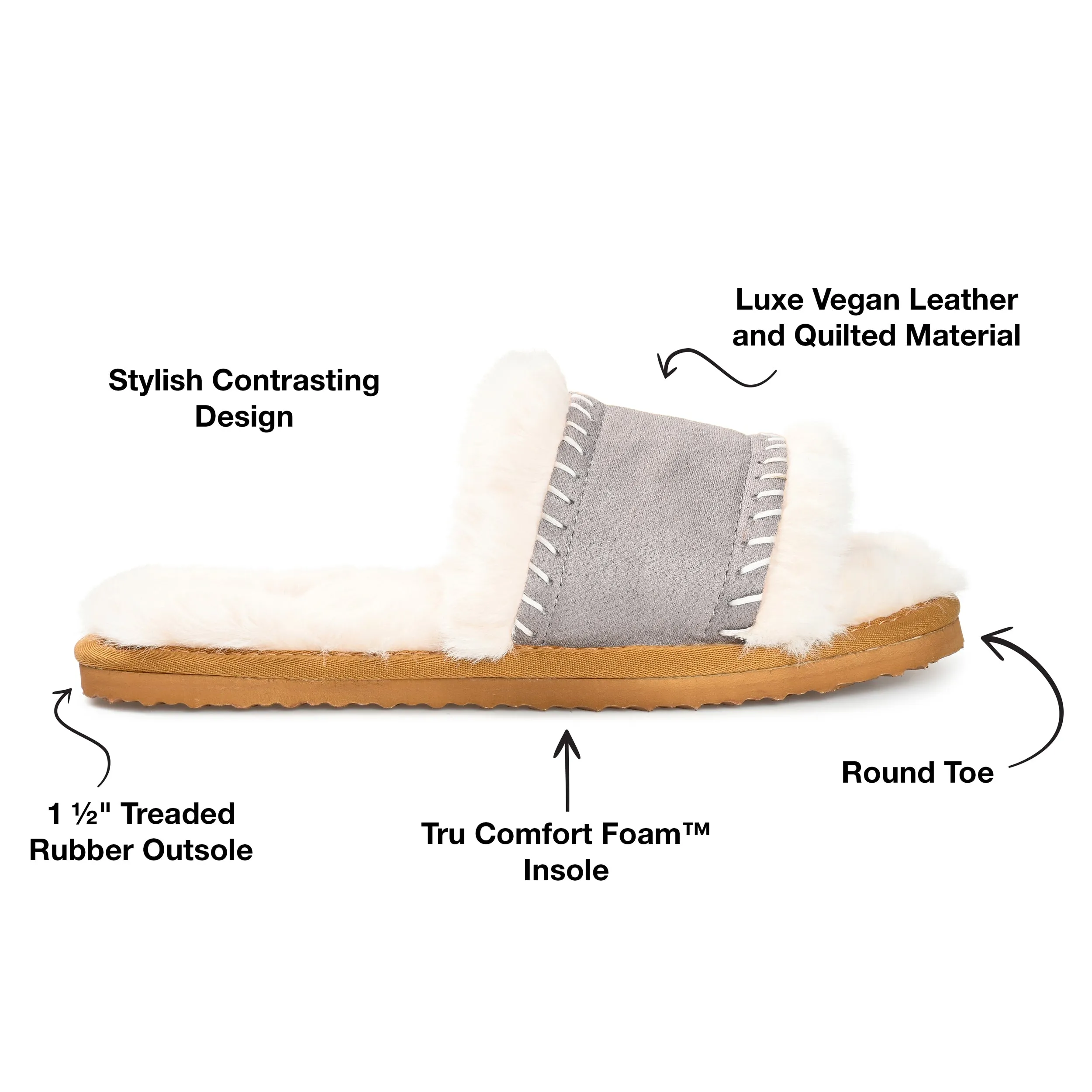 Journee Collection Women's Tru Comfort Foam Mardie Slipper