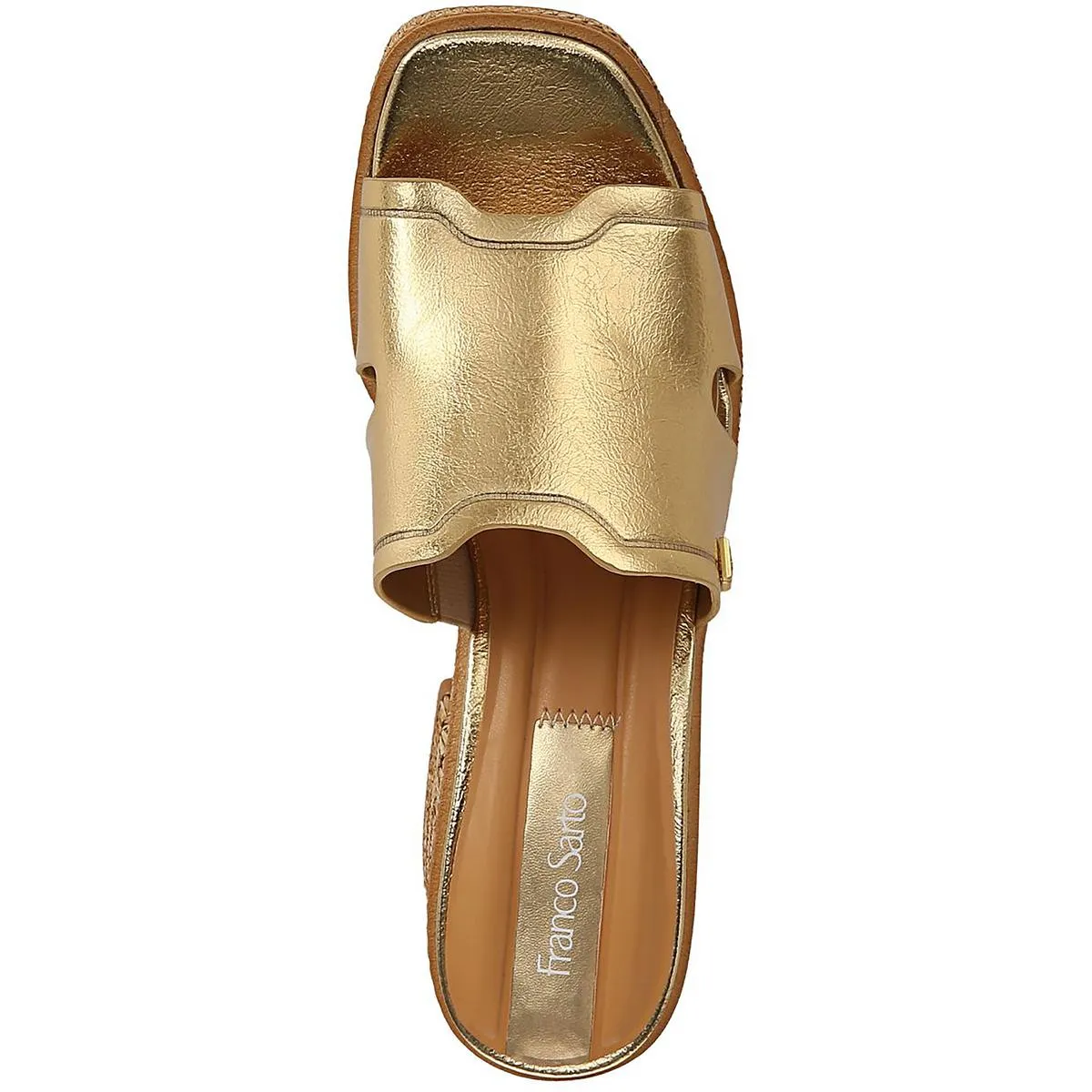 L-Florence Womens Comfort Insole Faux Leather Espadrilles