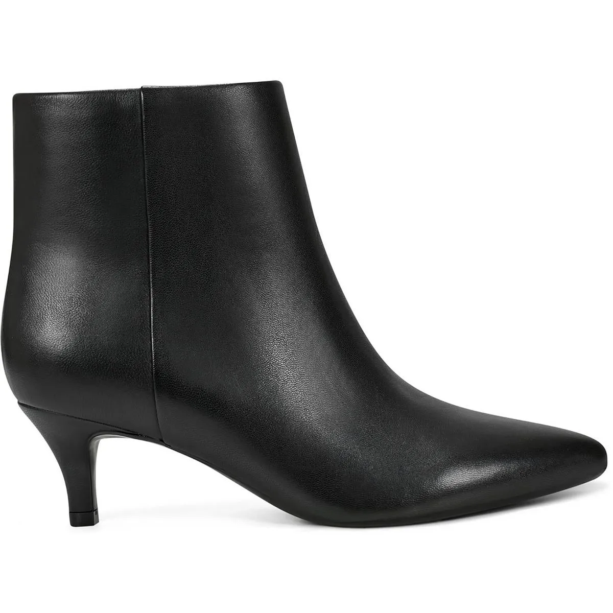 Laina Womens Zipper Leather Booties