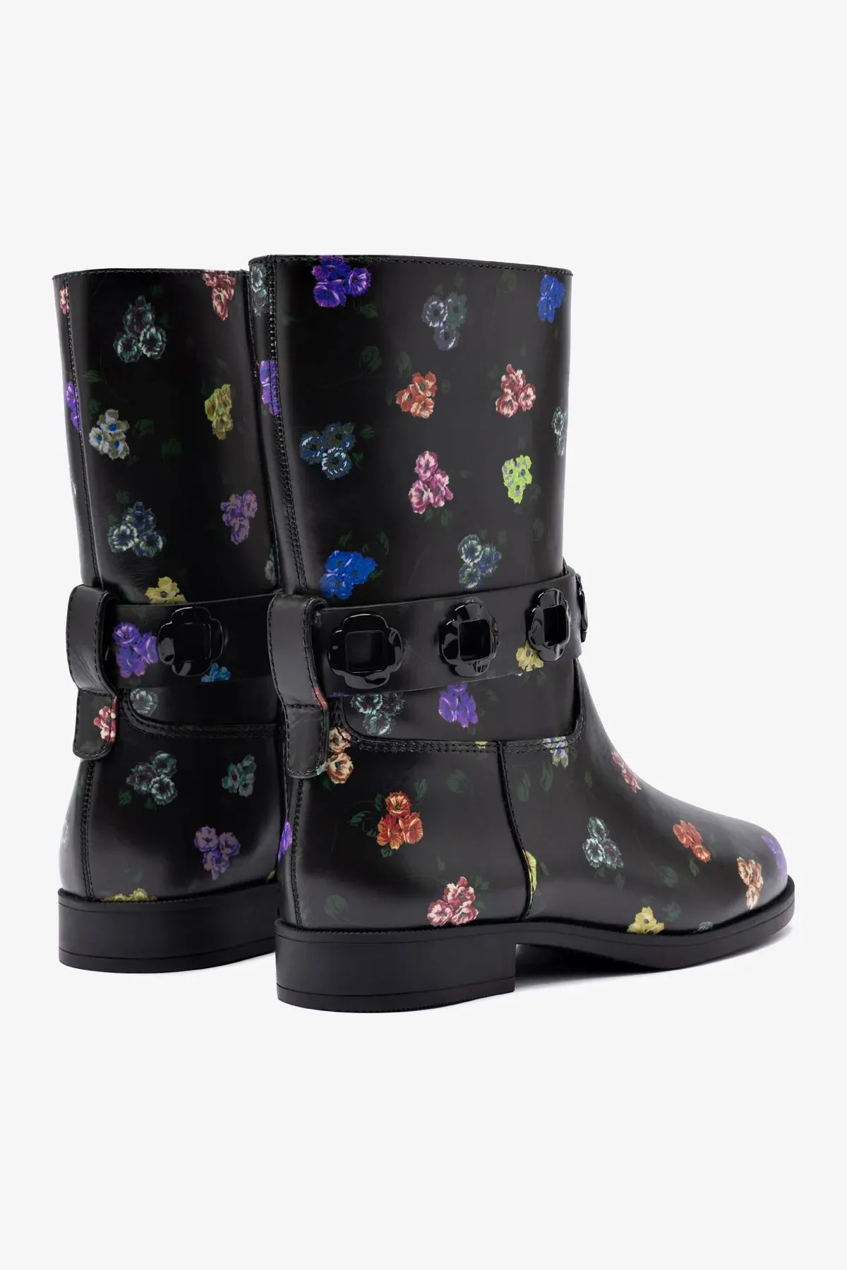 Larroud x Libertine Milan Flat Bootie In Antique Primrose