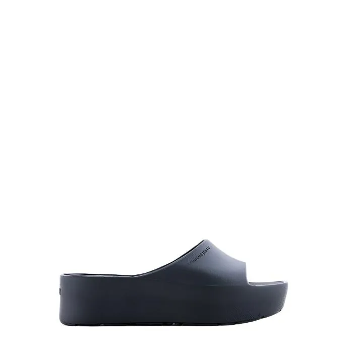Lemon Jelly Sunny Platform Slides Black