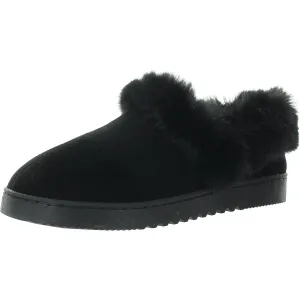 Lola Womens Faux Fur Lined Man Made Scuff Slippers
