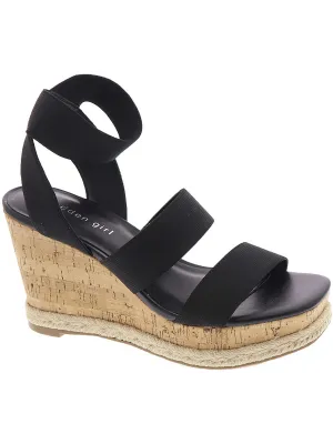 Marandaa Womens Ankle Strap Heels Wedge Sandals