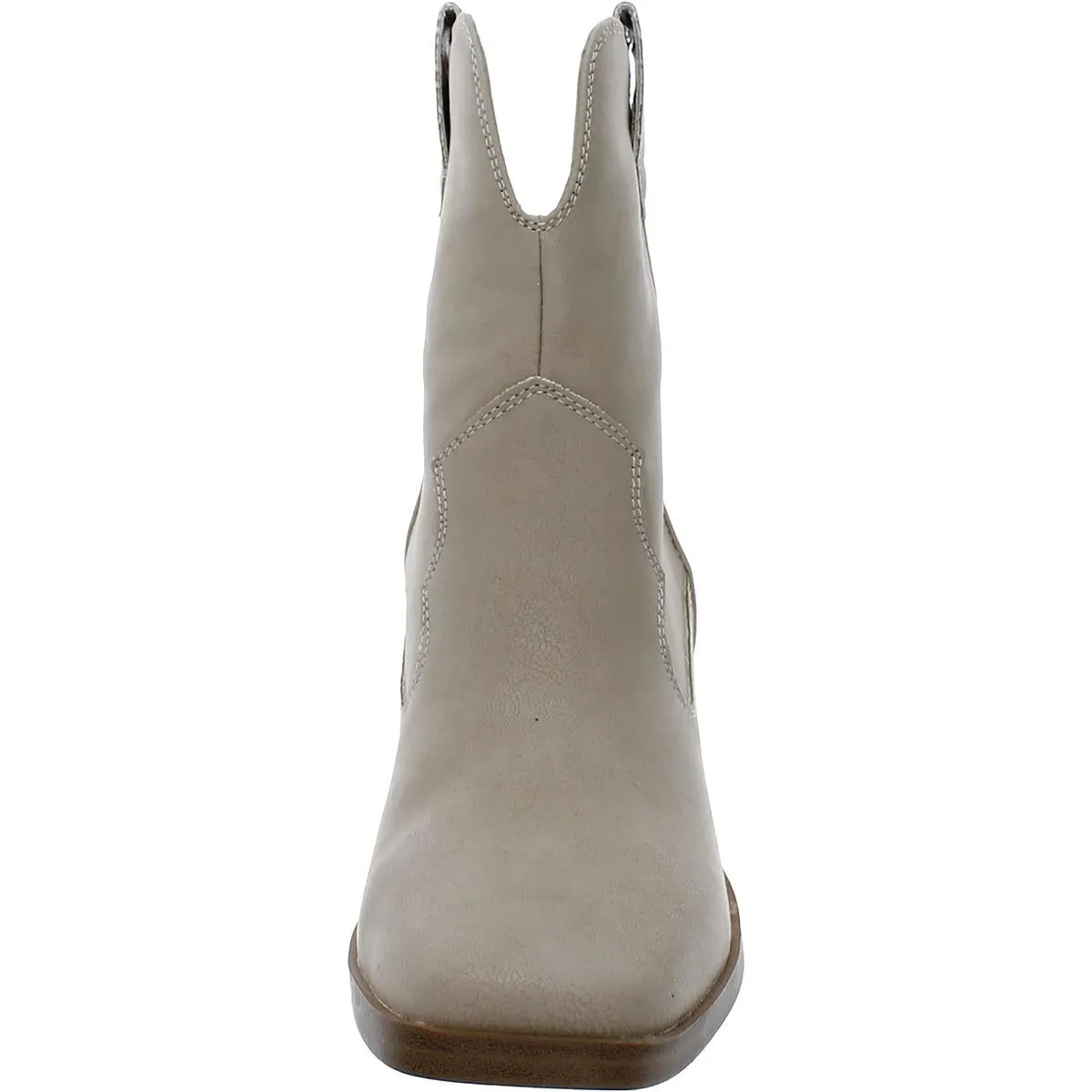 Markus Womens Leather Square Toe Ankle Boots