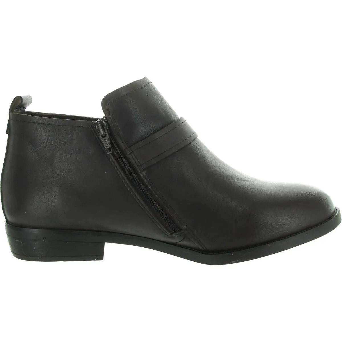MAVERICK Womens Buckle Leather Ankle Boots