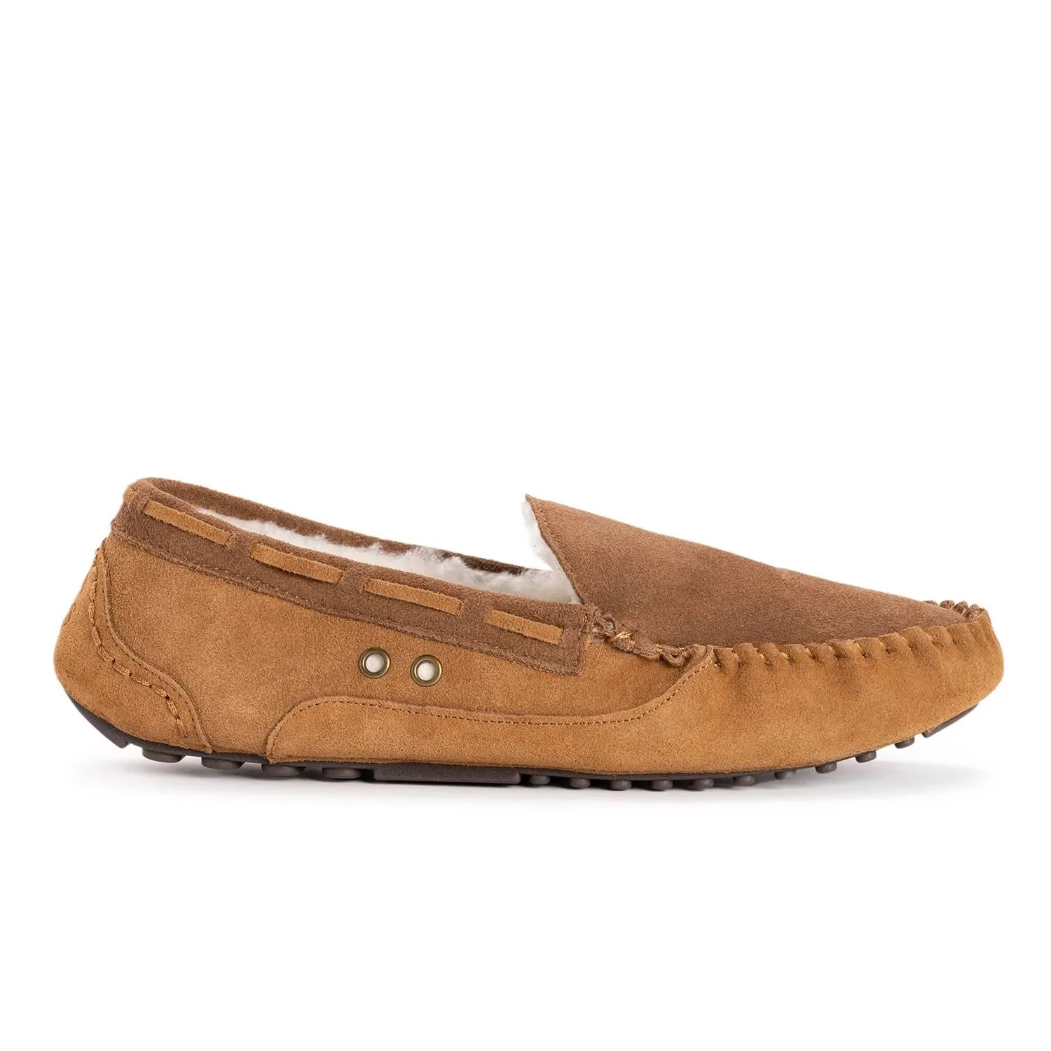 Men's Everett Moccasin Slippers In Camel