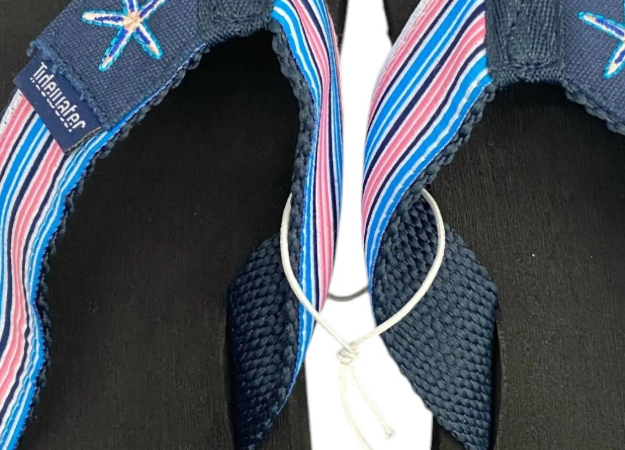 Men's Flip Flop Sandals In Starfish Stripes