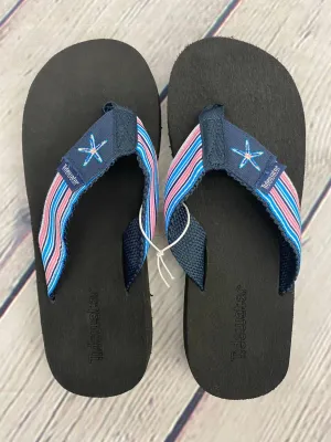 Men's Flip Flop Sandals In Starfish Stripes