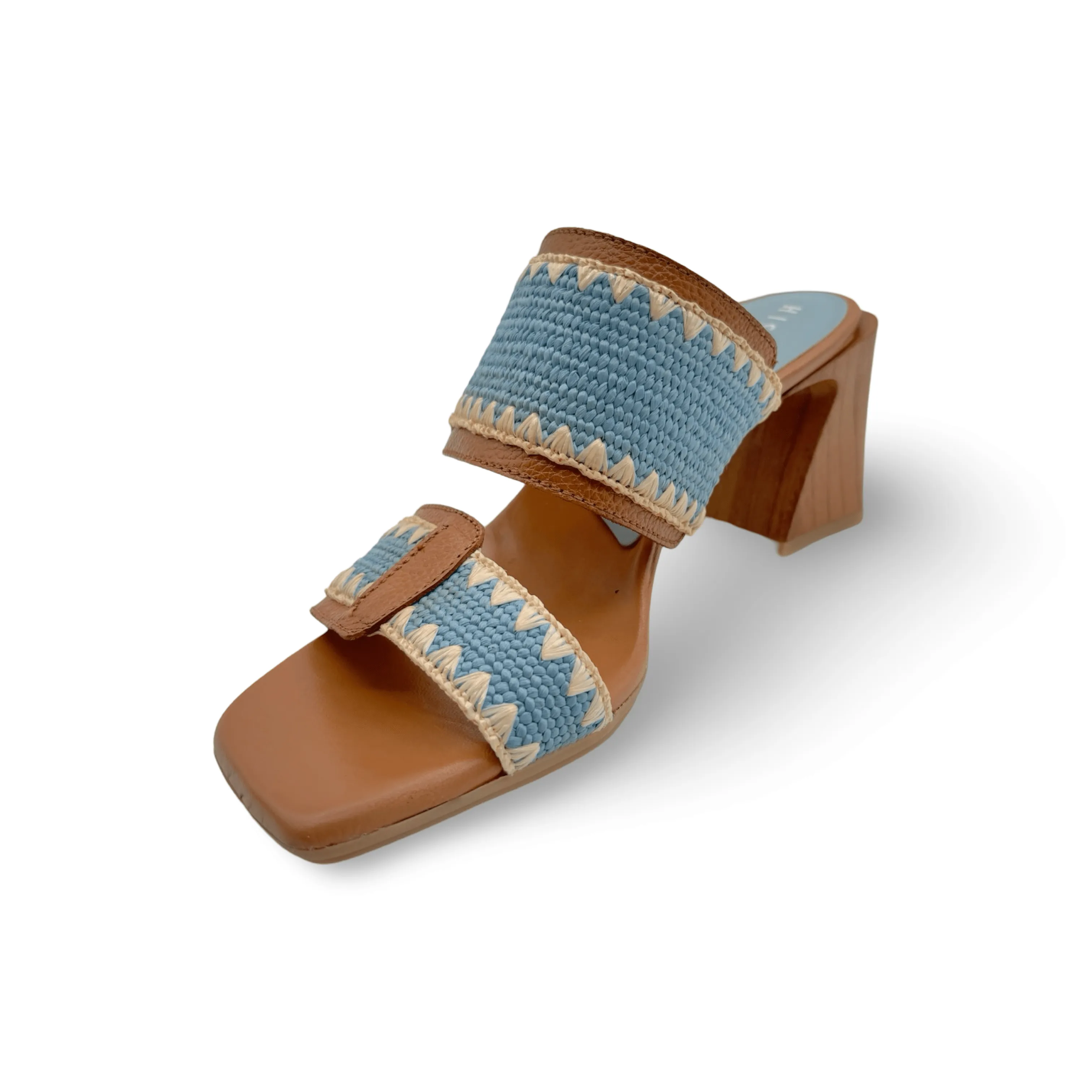 Miami Blue/Tan Sandal