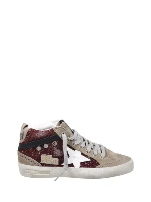 Mid Star Glitter Upper Suede Sneaker