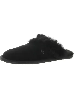 Milo Womens Suede Slides Slip-On Slippers