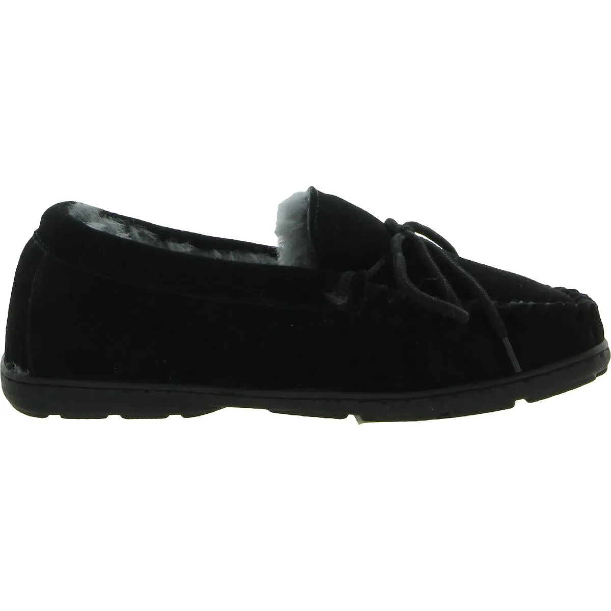 Mindy Womens Cow Suede Slip On Moccasins