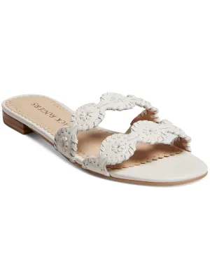 Mini Lauren Slide Womens Embroidered Slip On Slide Sandals