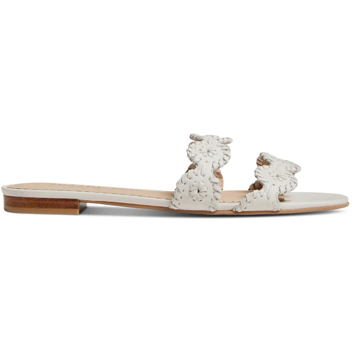 Mini Lauren Slide Womens Embroidered Slip On Slide Sandals