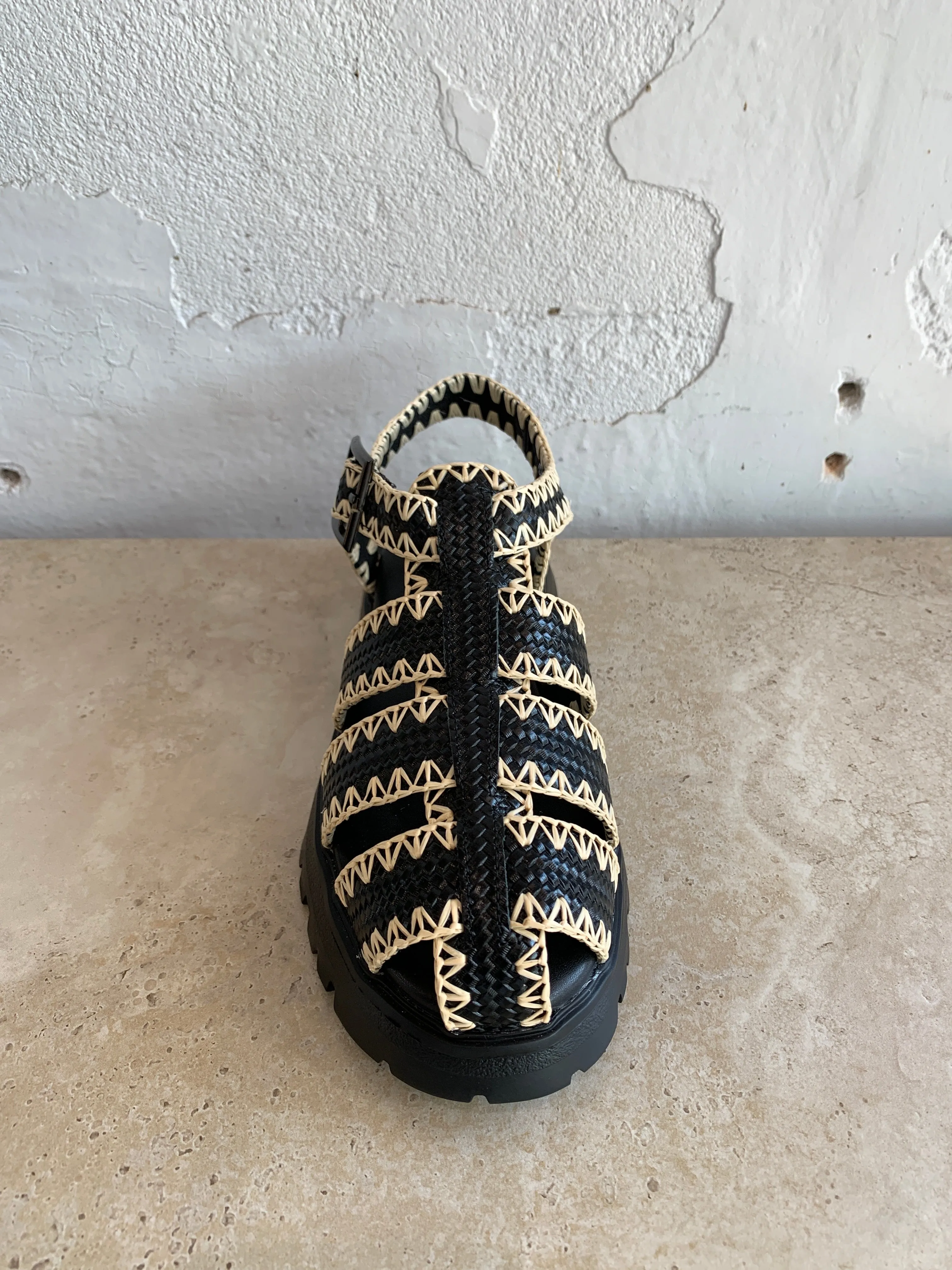 Minx Chloe Black Ivory Stitch