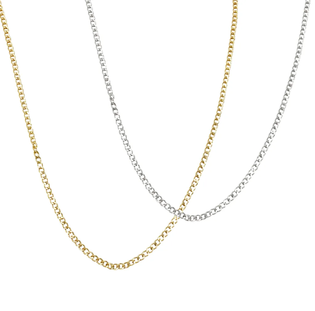 Misuzi Cuba Chain Silver