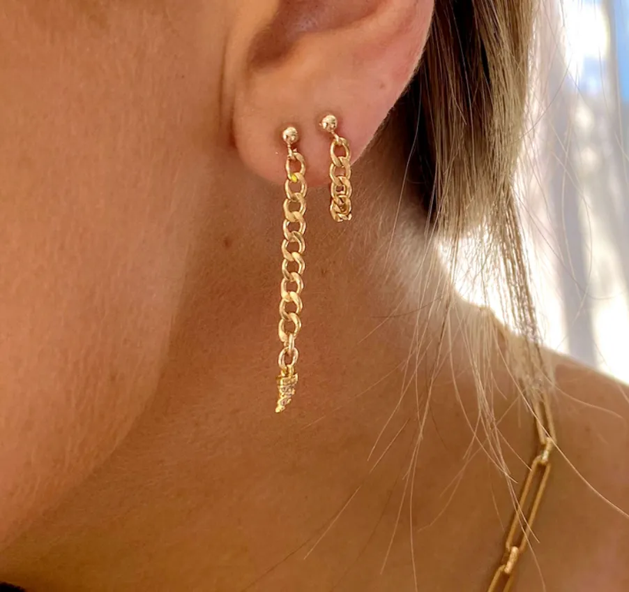 Misuzi Cuba Tusk Earring Silver