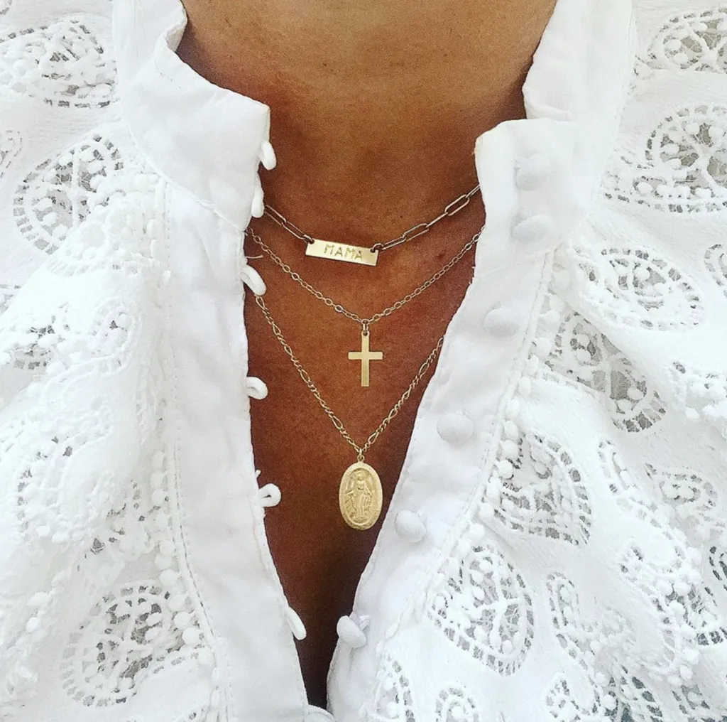 Misuzi Heaven Charm Necklace Gold