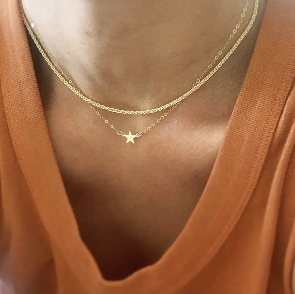 Misuzi Peta Rope Gold Necklace