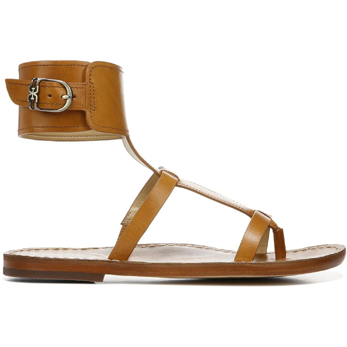 Mollie Womens Leather Ankle Gladiator Sandals