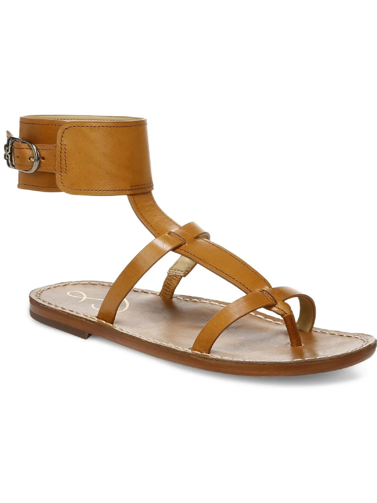 Mollie Womens Leather Ankle Gladiator Sandals