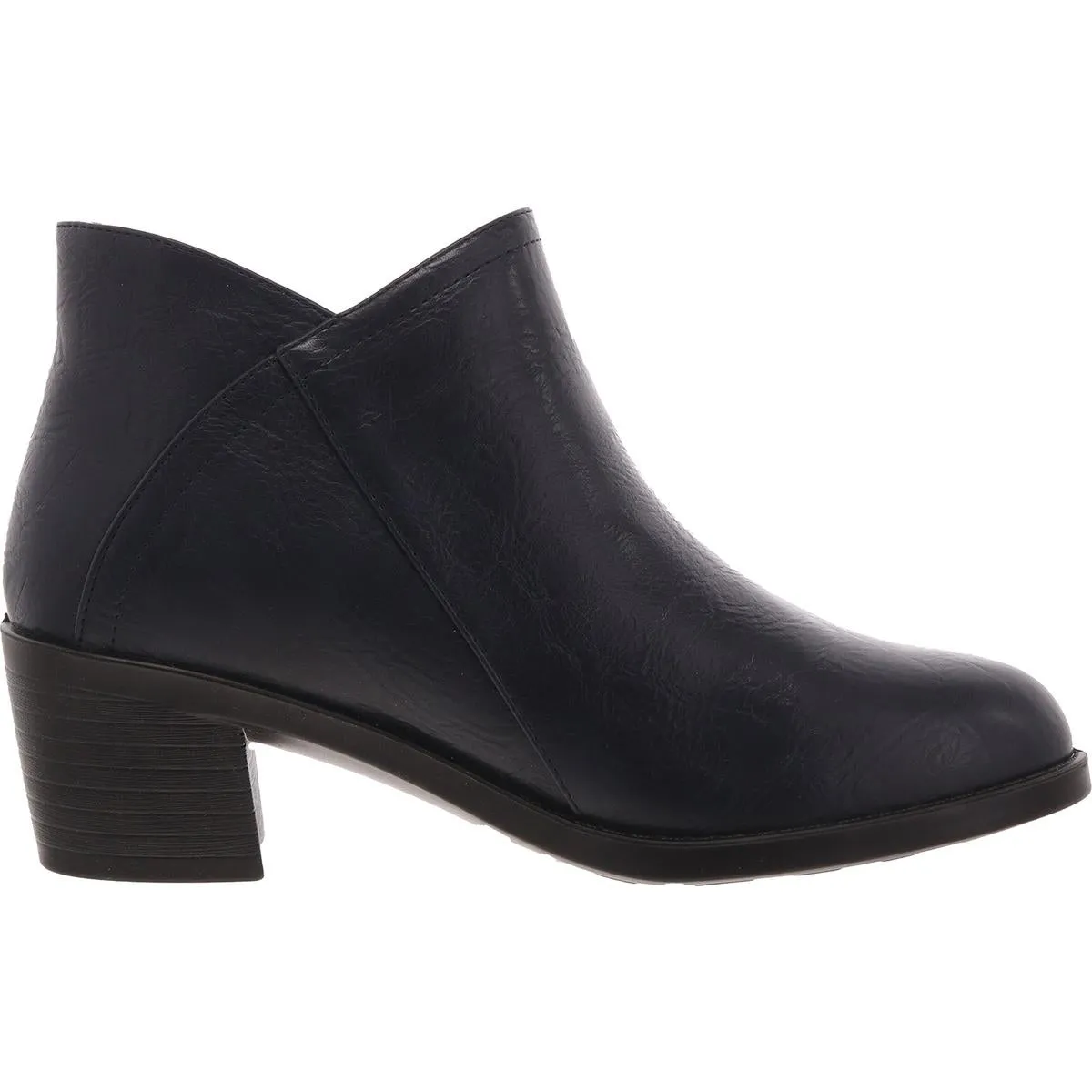 MORGANA Womens Zipper Manmade Ankle Boots