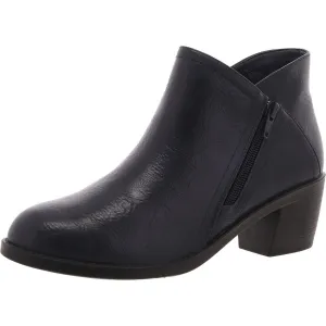 MORGANA Womens Zipper Manmade Ankle Boots