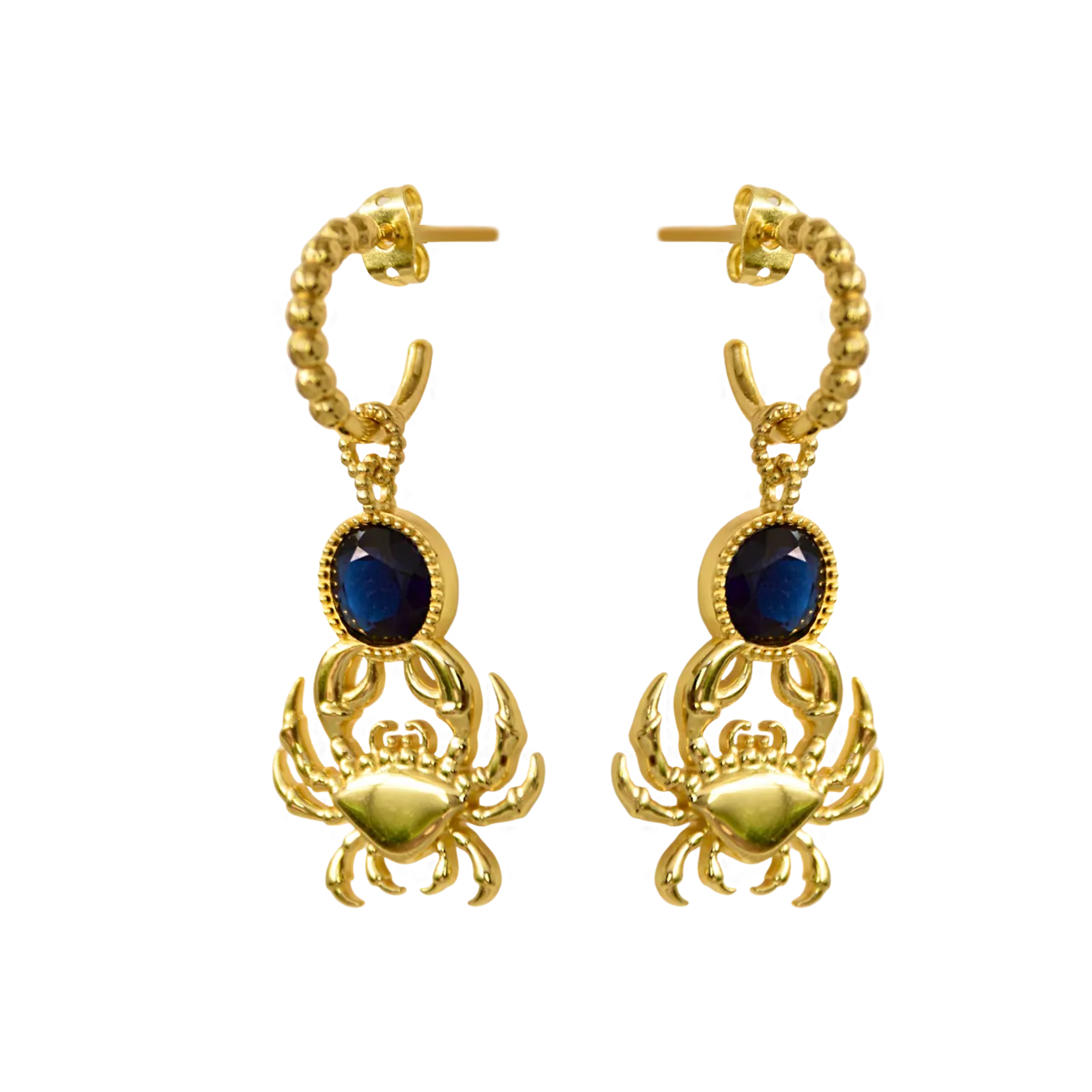 Mountain & Moon Cancer Earrings