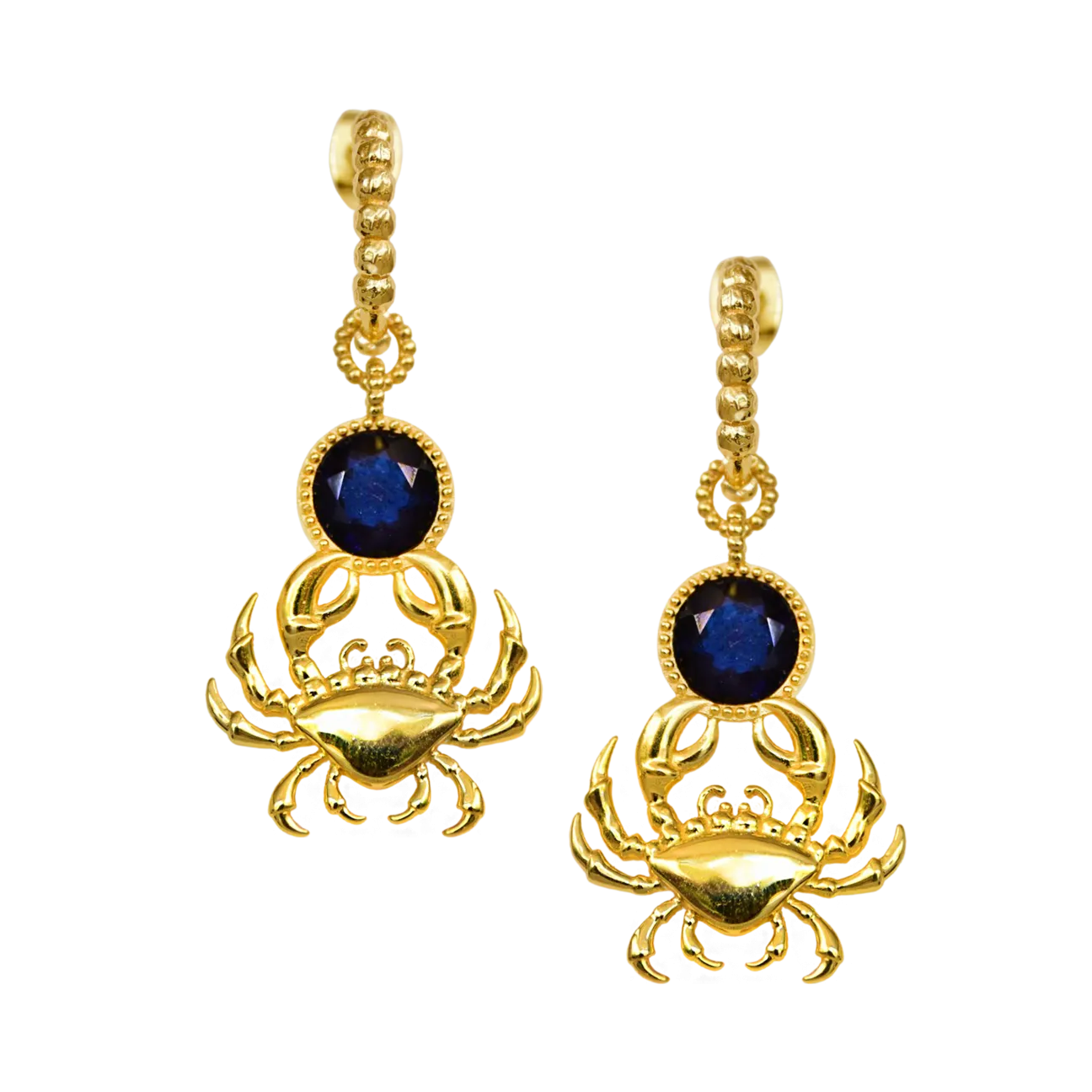 Mountain & Moon Cancer Earrings