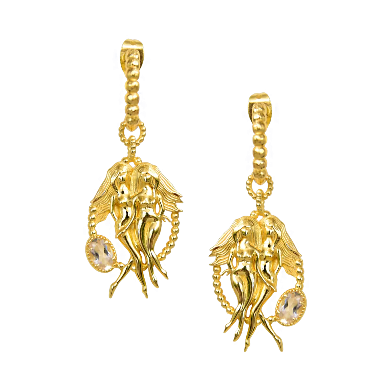 Mountain & Moon Gemini Earrings