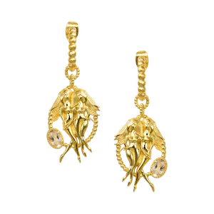 Mountain & Moon Gemini Earrings