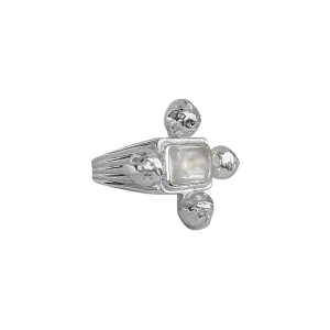 Mountain & Moon Petra Ring Silver