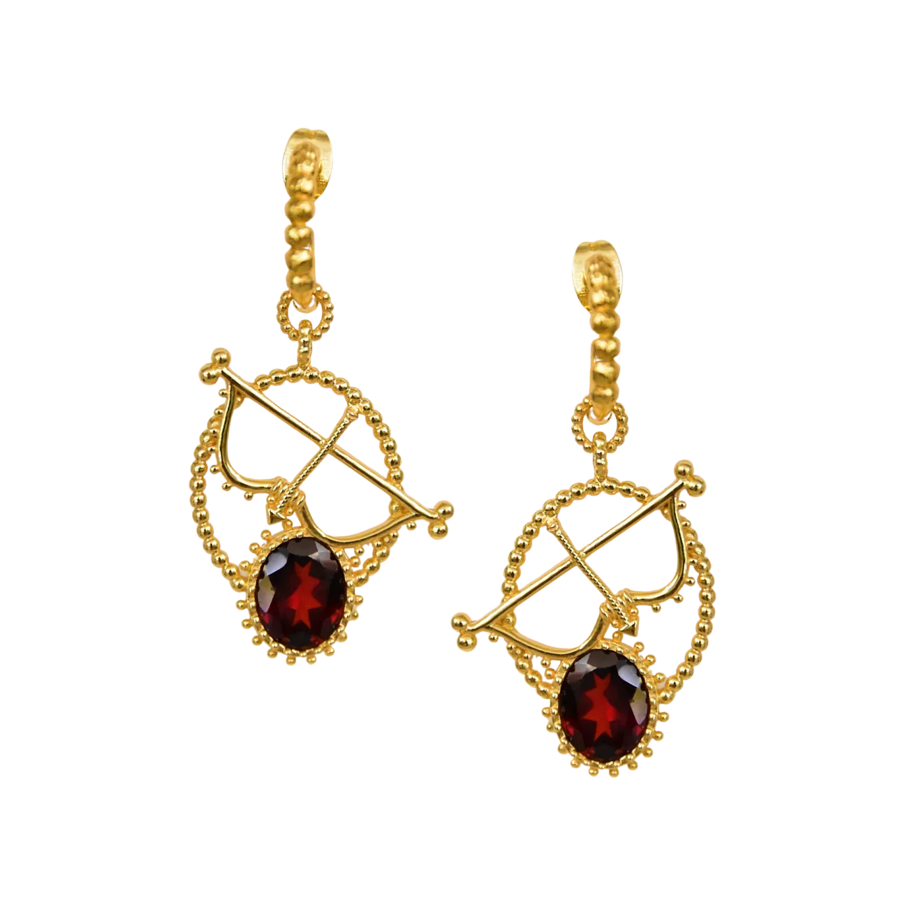 Mountain & Moon Sagittarius Earrings