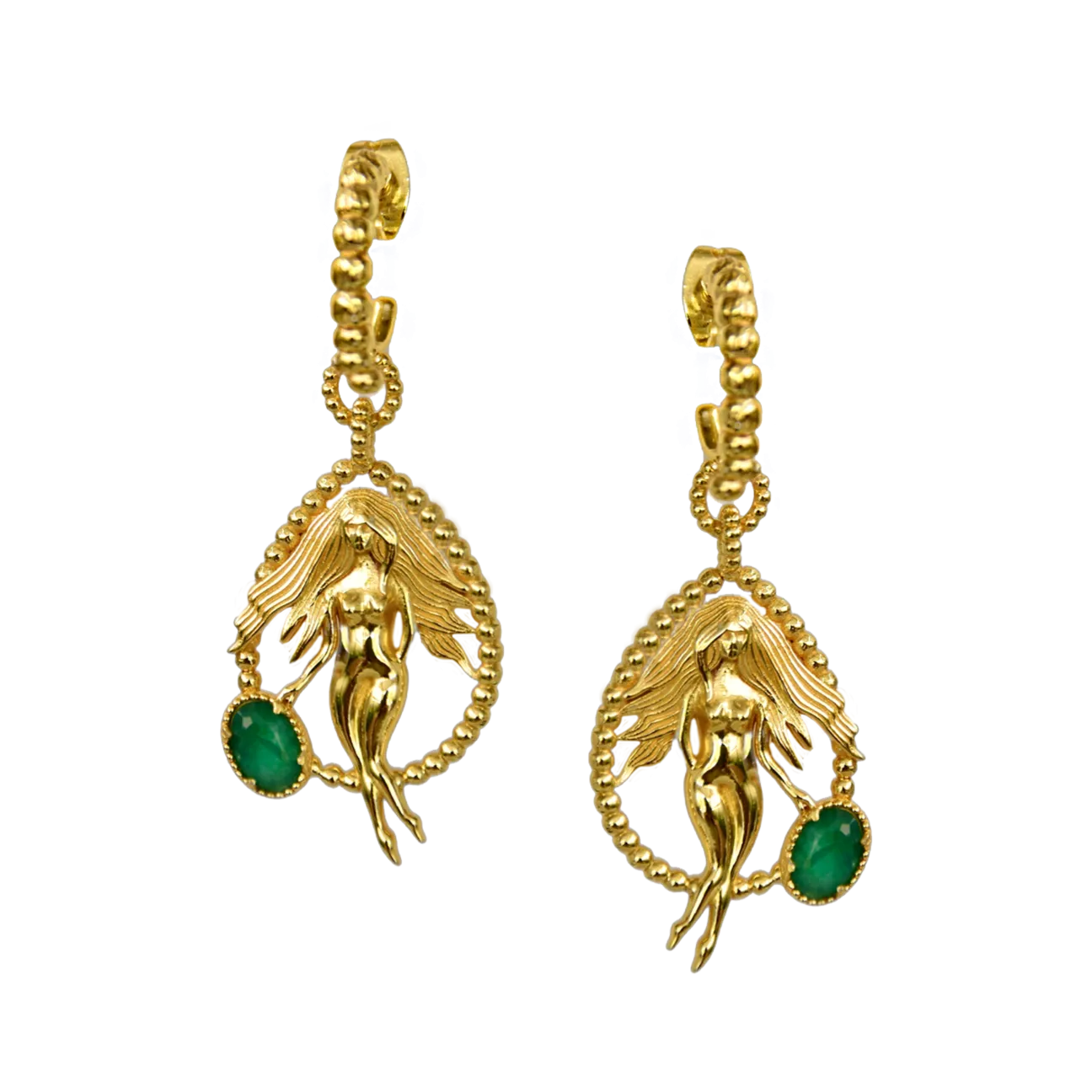 Mountain & Moon Virgo Earrings