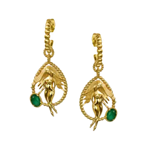 Mountain & Moon Virgo Earrings