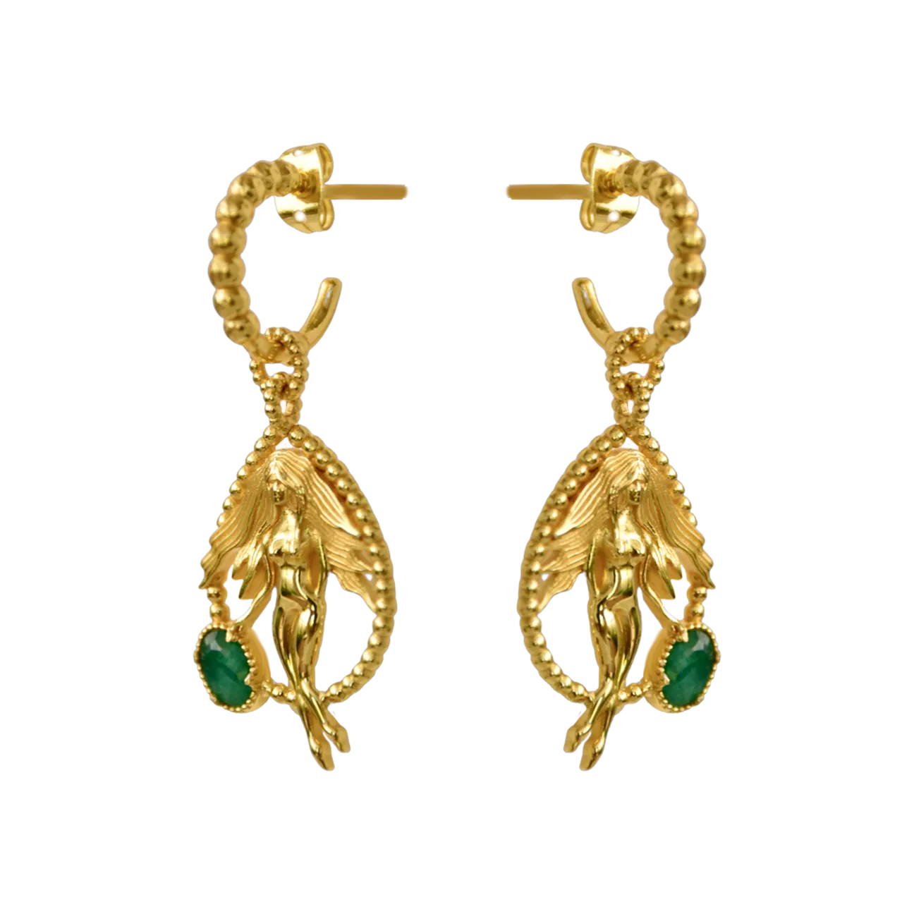 Mountain & Moon Virgo Earrings