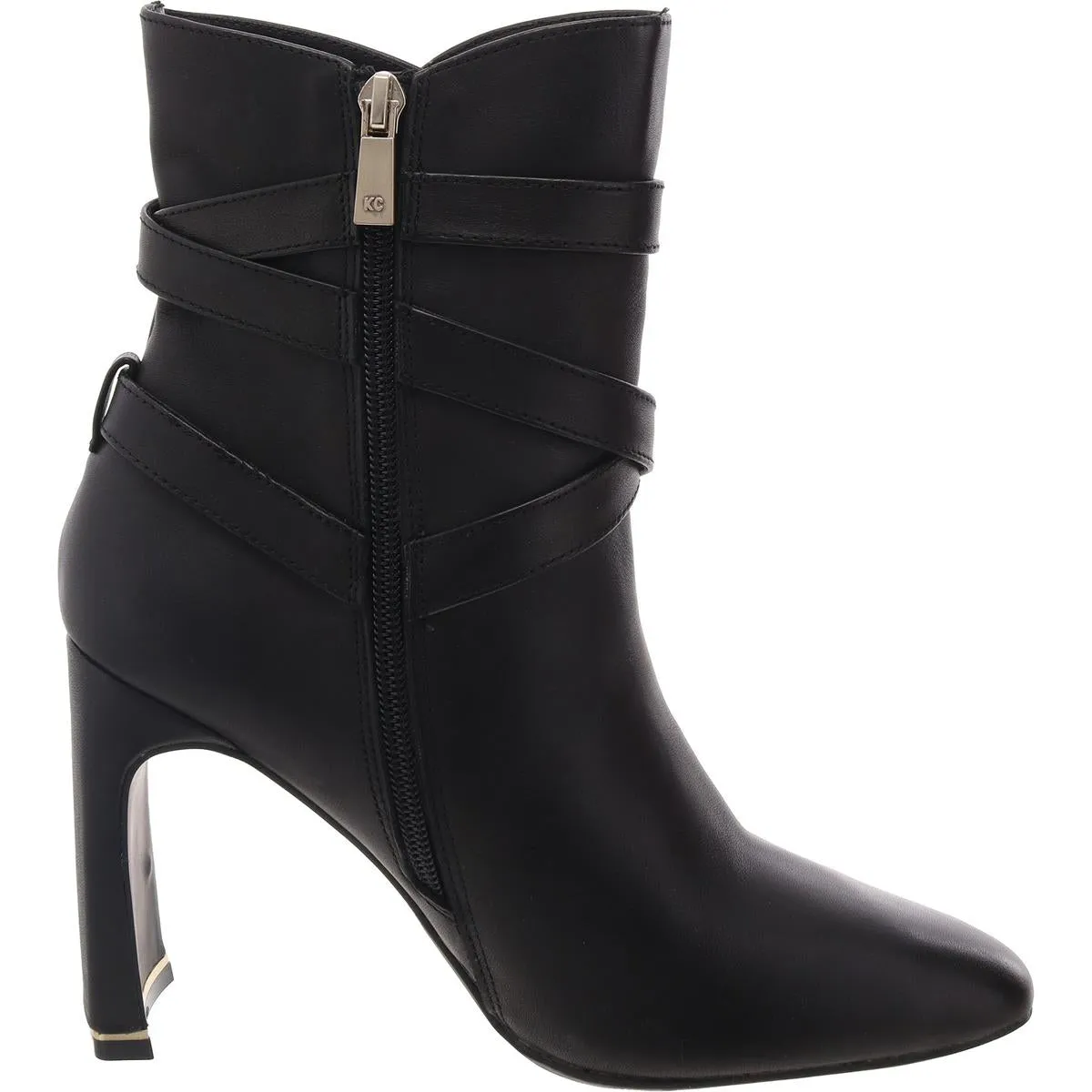 Nellie Womens Zipper Man Made Ankle Boots