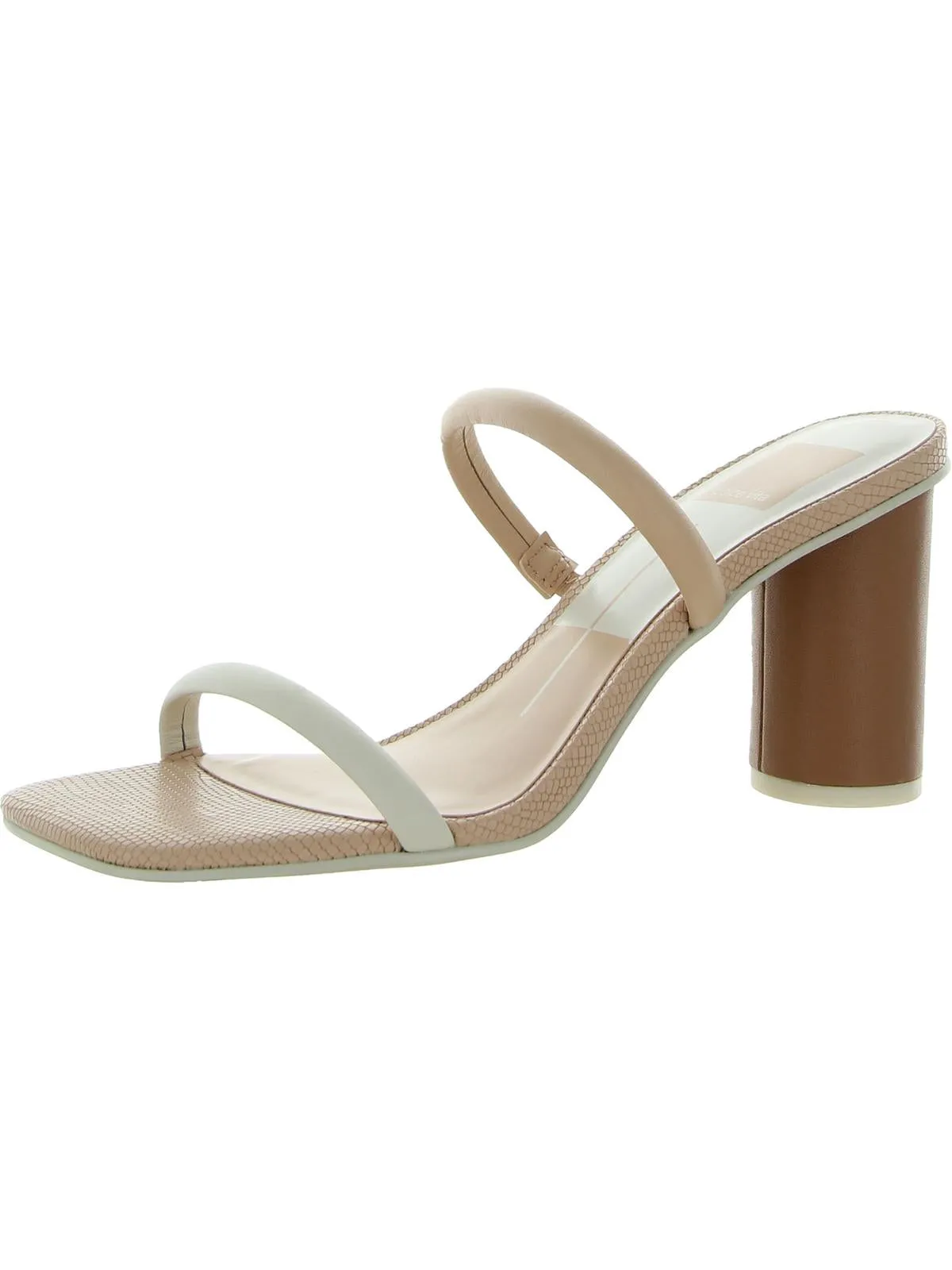 Noles Womens Leather 2 Strap Dress Sandals
