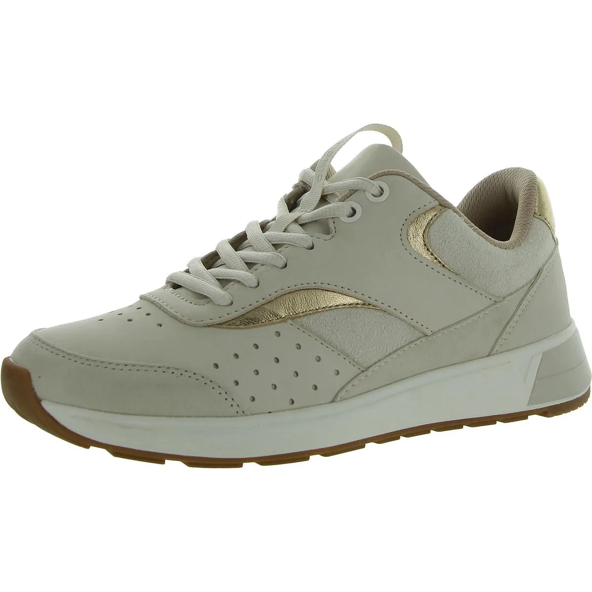 Nova Womens Metallic Lace-Up Athletic and Training Shoes