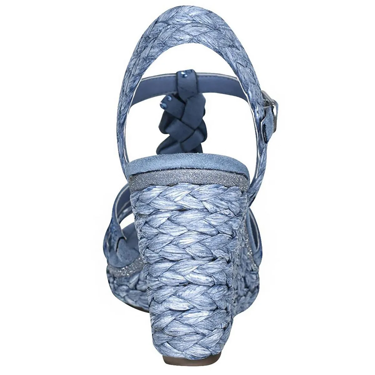 Oliza Womens Faux Suede Wedge Sandals
