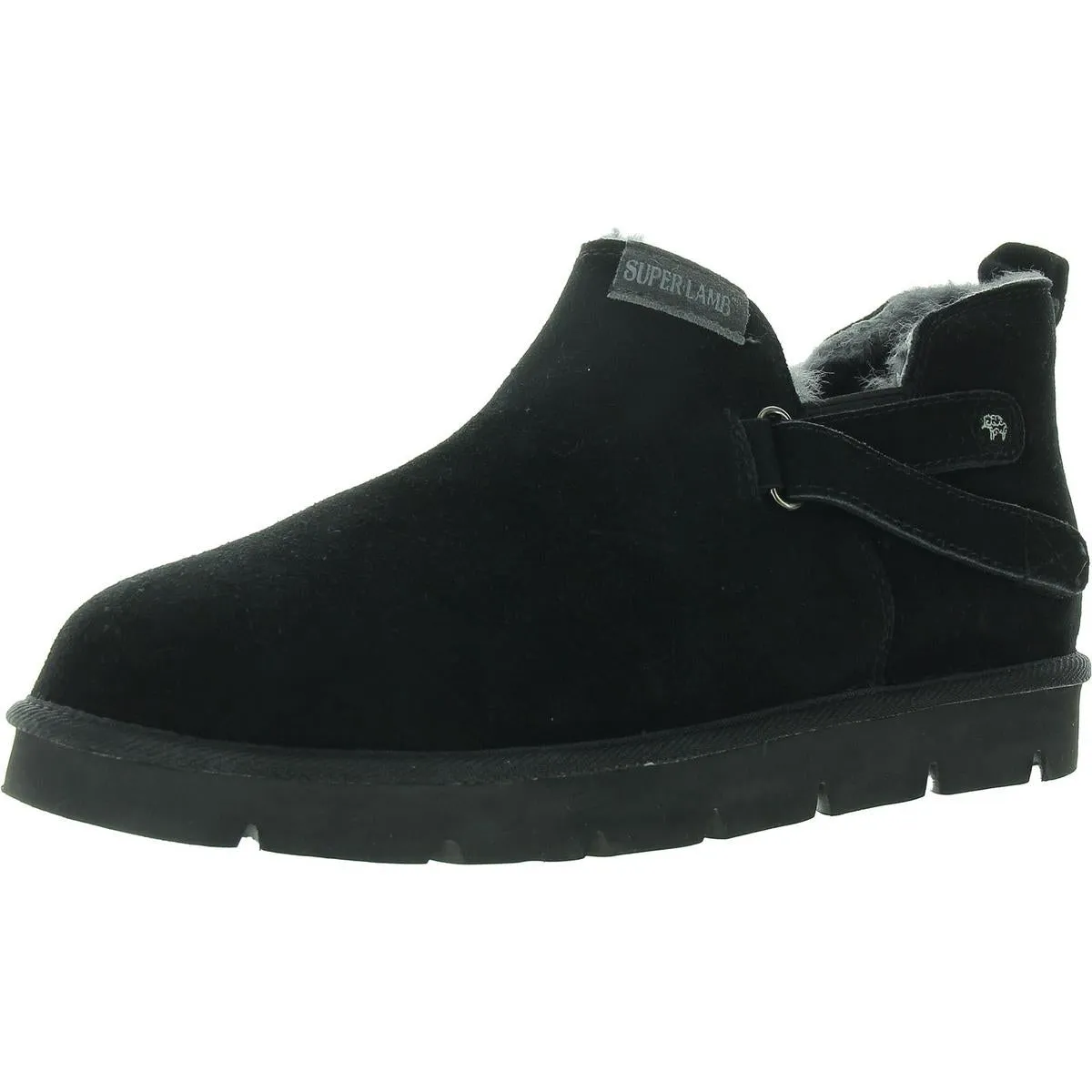 Ongi Womens Suede Pull On Booties