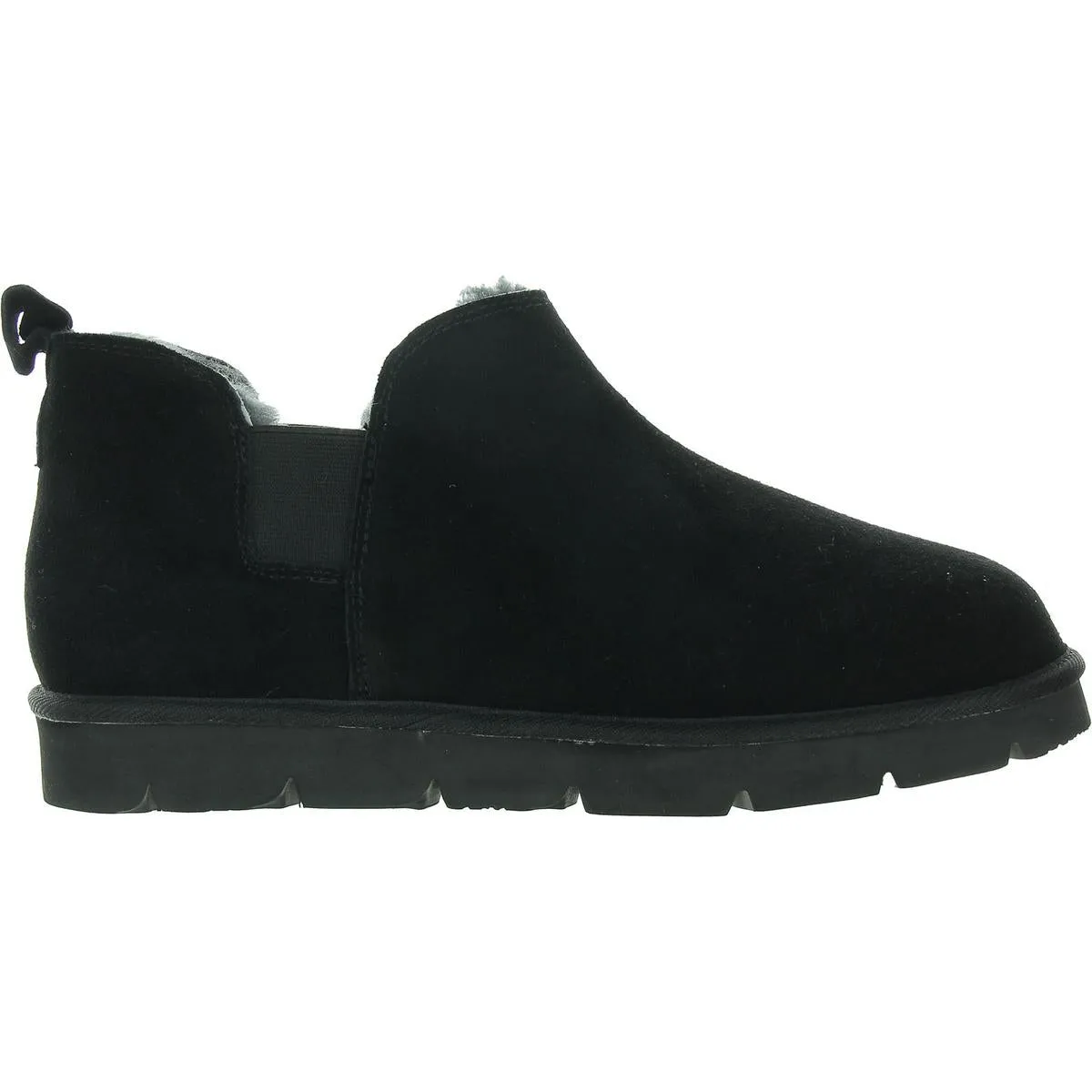 Ongi Womens Suede Pull On Booties