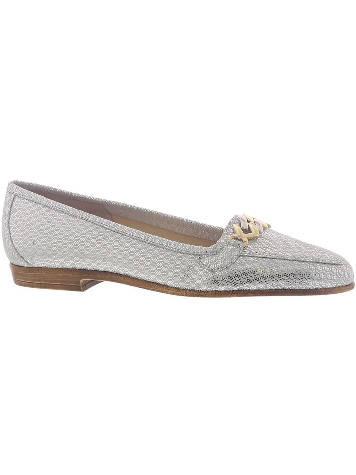 Oste Womens Leather Slip On Loafers