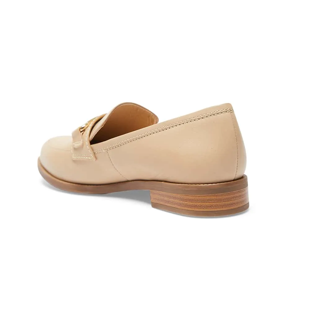 Paragon Loafer in Nude Leather