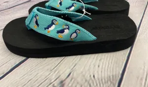 Pengu Flip Flop Sandals In Puffins